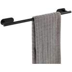 Handtuchhalter von Wenko, in der Farbe Schwarz, aus Edelstahl, andere Perspektive, Vorschaubild