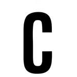 Klebefolien Lettern/Großbuchstaben der Marke Conmetall