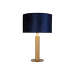 Beistelltischlampe von Searchlight, in der Farbe Gold, aus Textil, andere Perspektive, Vorschaubild