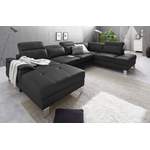 Wohnlandschafte von exxpo - sofa fashion, in der Farbe Schwarz, aus Holzwerkstoff, andere Perspektive, Vorschaubild