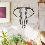 Wanddekoration Elephant der Marke Bloomsbury Market