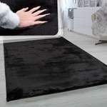 Hochflorteppich von PACO HOME, in der Farbe Schwarz, aus Polyester, Vorschaubild
