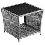 Gartentisch von Casaria®, in der Farbe Grau, aus Korbgeflecht, Vorschaubild