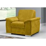 Loungesessel von Stylefy, in der Farbe Gelb, aus Holzwerkstoff, andere Perspektive, Vorschaubild