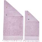 Handtuch-Set von twentyfour, in der Farbe Rosa, aus Textil, andere Perspektive, Vorschaubild