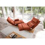 2 & 3 Sitzer Sofa von Koinor, in der Farbe Orange, aus Leder, andere Perspektive, Vorschaubild