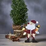 Weihnachtsmann von Star Trading, Mehrfarbig, aus Holz, andere Perspektive, Vorschaubild