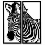 Wanddekoration-Set Zebra der Marke BohoLiving
