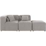 2 & 3 Sitzer Sofa von andas, in der Farbe Grau, aus Holzwerkstoff, andere Perspektive, Vorschaubild