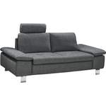 2 & 3 Sitzer Sofa von DELA Design, in der Farbe Schwarz, aus Webstoff, andere Perspektive, Vorschaubild