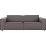 2 & 3 Sitzer Sofa von TRENDMANUFAKTUR, in der Farbe Grau, aus Samt, andere Perspektive, Vorschaubild