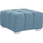 Sitzhocker von exxpo - sofa fashion, in der Farbe Blau, aus Holzwerkstoff, andere Perspektive, Vorschaubild