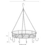 Korbware von Ambiente Haus, in der Farbe Braun, aus Metall, andere Perspektive, Vorschaubild