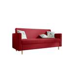 2 & 3 Sitzer Sofa von Stylefy, in der Farbe Rot, aus Kunstleder, andere Perspektive, Vorschaubild