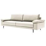 2 & 3 Sitzer Sofa, in der Farbe Weiss, aus Leder, andere Perspektive, Vorschaubild