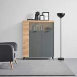 Highboard von Modern Living, in der Farbe Grau, aus Kunststoff, andere Perspektive, Vorschaubild