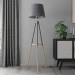 Standleuchte von TK Lighting, in der Farbe Grau, aus Holz, andere Perspektive, Vorschaubild