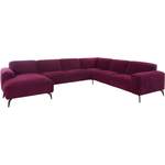 Ecksofa von andas, in der Farbe Rot, aus Cord, Vorschaubild