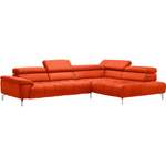 Couch von Beldomo Style, in der Farbe Orange, aus Textil, andere Perspektive, Vorschaubild