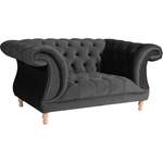 2 & 3 Sitzer Sofa von Max Winzer®, in der Farbe Schwarz, aus Stoff, andere Perspektive, Vorschaubild