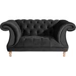2 & 3 Sitzer Sofa von Max Winzer®, in der Farbe Schwarz, aus Stoff, Vorschaubild