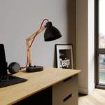 Schreibtischlampe von Lamkur, in der Farbe Schwarz, aus Holz, andere Perspektive, Vorschaubild