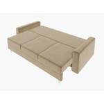 2 & 3 Sitzer Sofa, in der Farbe Beige, andere Perspektive, Vorschaubild