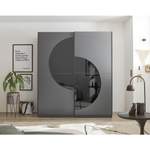 Schwebeturenschrank von loftscape, in der Farbe Grau, aus Metall, andere Perspektive, Vorschaubild