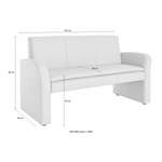 Sitzbank von exxpo - sofa fashion, in der Farbe Grau, aus Strukturstoff, andere Perspektive, Vorschaubild