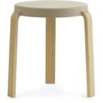 Sitzhocker von Normann Copenhagen, in der Farbe Beige, aus Walnuss, Vorschaubild