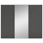 Schwebeturenschrank von Visionight, in der Farbe Grau, aus Metall, andere Perspektive, Vorschaubild