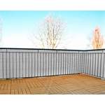 Balkonsichtschutz, von Gartenfreude, in der Farbe Grau, aus Polyrattan, andere Perspektive, Vorschaubild
