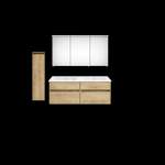 Badmöbel-Set von Get2You, in der Farbe Braun, aus Holzwerkstoff, Vorschaubild