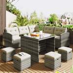 8-Sitzer Lounge-Set der Marke Sol 27 Outdoor