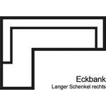 Eckbank von exxpo - sofa fashion, in der Farbe Grau, andere Perspektive, Vorschaubild
