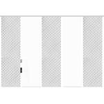 Schiebegardine von Home Wohnideen, in der Farbe Grau, aus Polyester, andere Perspektive, Vorschaubild