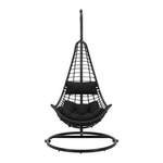 Loungemöbel-Garte von Bessagi Garden, in der Farbe Schwarz, aus Kunststoff, andere Perspektive, Vorschaubild