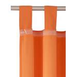 Schlaufenschal von Weckbrodt-Gardinen, in der Farbe Orange, aus Satin, andere Perspektive, Vorschaubild