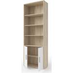 Aktenschrank von loftscape, in der Farbe Weiss, aus Holz, andere Perspektive, Vorschaubild