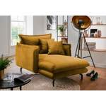Relaxsessel von Livetastic, in der Farbe Gelb, aus Textil, andere Perspektive, Vorschaubild