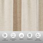 Gardine von My Home, in der Farbe Beige, aus Polyester, andere Perspektive, Vorschaubild