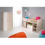 Komplett-Jugendzimmer von Parisot Möbel, in der Farbe Weiss, aus Holzwerkstoff, andere Perspektive, Vorschaubild