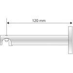 Gardinenstange von LIEDECO, aus Metall, andere Perspektive, Vorschaubild