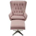 Relaxsessel von Carryhome, in der Farbe Rosa, aus Textil, andere Perspektive, Vorschaubild