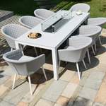 8-Sitzer Gartengarnitur der Marke Ebern Designs