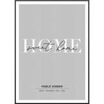 Home Sweet der Marke My Fam Poster I Individuelle Familienposter