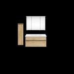 Badmöbel-Set von Get2You, in der Farbe Braun, aus Holzwerkstoff, Vorschaubild