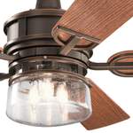 Deckenventilatore von Elstead Lighting, in der Farbe Gold, aus Metall, andere Perspektive, Vorschaubild