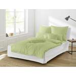 Bettwäsche-Garniture von irisette, in der Farbe Grün, aus Baumwolle, andere Perspektive, Vorschaubild