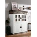 Highboard von home affaire, in der Farbe Weiss, aus Kiefer, andere Perspektive, Vorschaubild